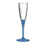 Set of 6 Sapphyre Blue Stem Champagne Flutes – view 1