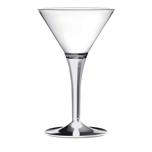 Set of 6 Transparent Stem Martini Glasses – view 1