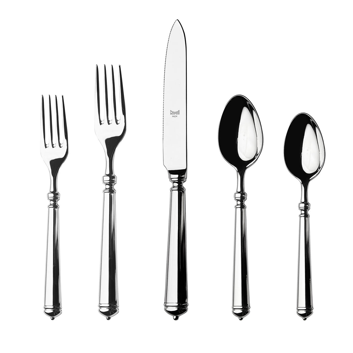 Set of 5 Luce Stainless Steel Flatware – view 1