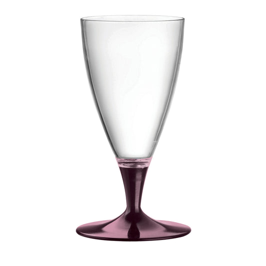 Set of 6 Quartz Pink Stem Beer Glasses – view 1