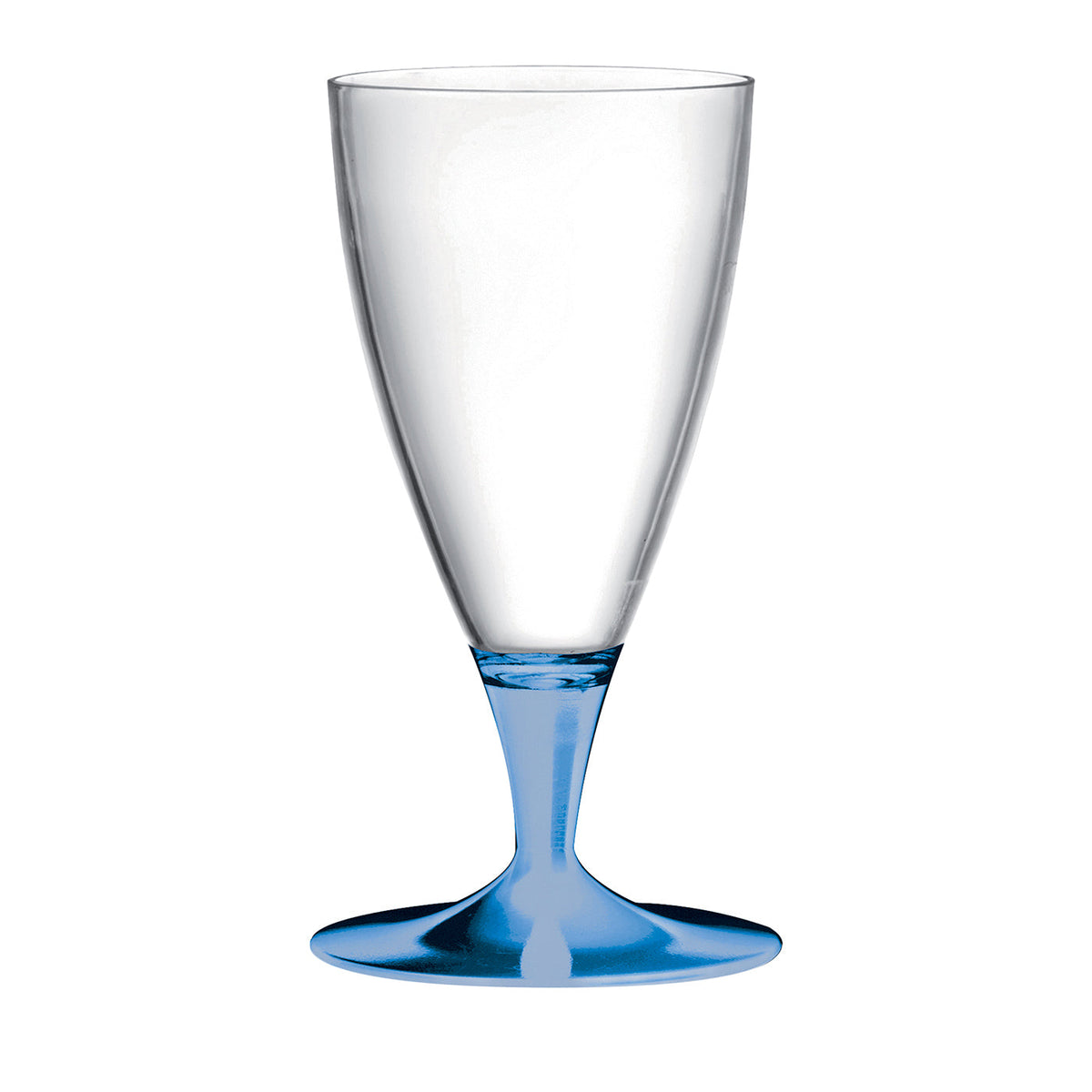 Set of 6 Sapphyre Blue Stem Beer Glasses – view 1
