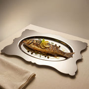 Dolcevita Rectangular Stainless Steel Tray – view 2