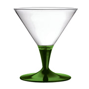 Set of 6 Emerald Green Stem Ice Cream Cups – view 1