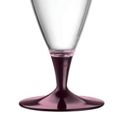 Set of 6 Quartz Pink Stem Beer Glasses – view 2