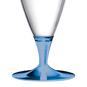 Set of 6 Sapphyre Blue Stem Beer Glasses – view 2