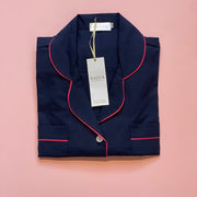 Classic Woven Cotton Pajama Set