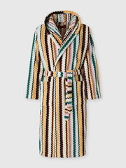 Aura Hooded Cotton Terry Bathrobe
