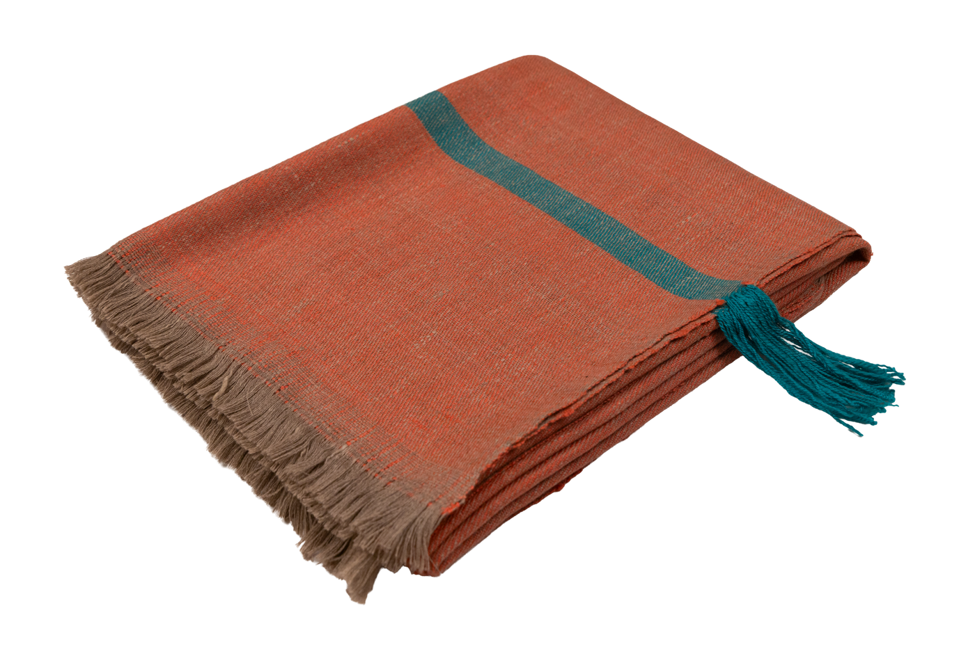 Handwoven Pashmina and Merino Wool Throw 46" '75"