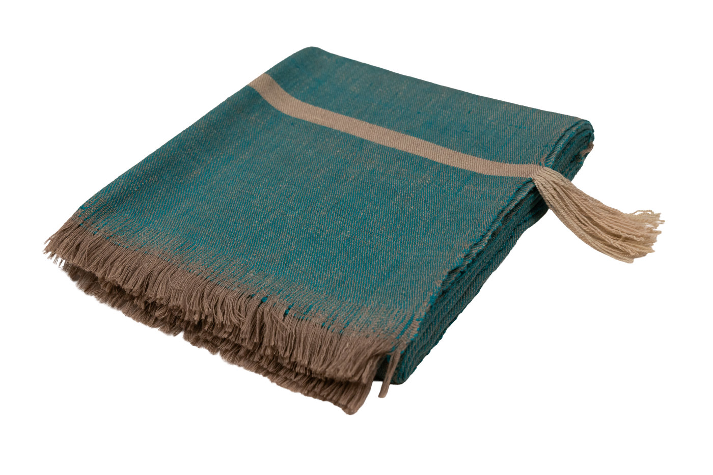 Handwoven Pashmina and Merino Wool Throw 46" '75"