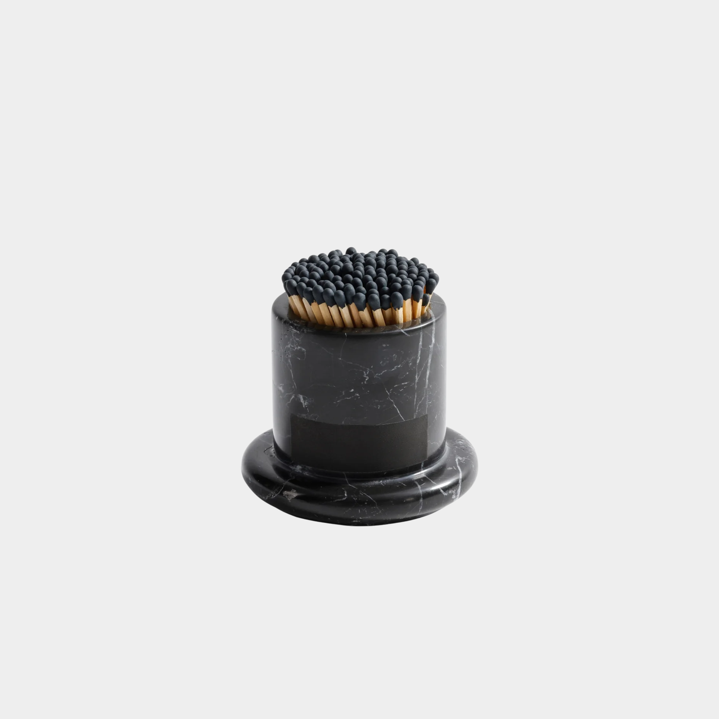 Marbella Light My Fire Matches – Black Marquina Marble