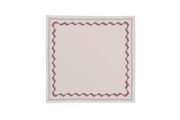 Embroidered Ripple Stitch Napkins 18" x 18" (Set of 4)