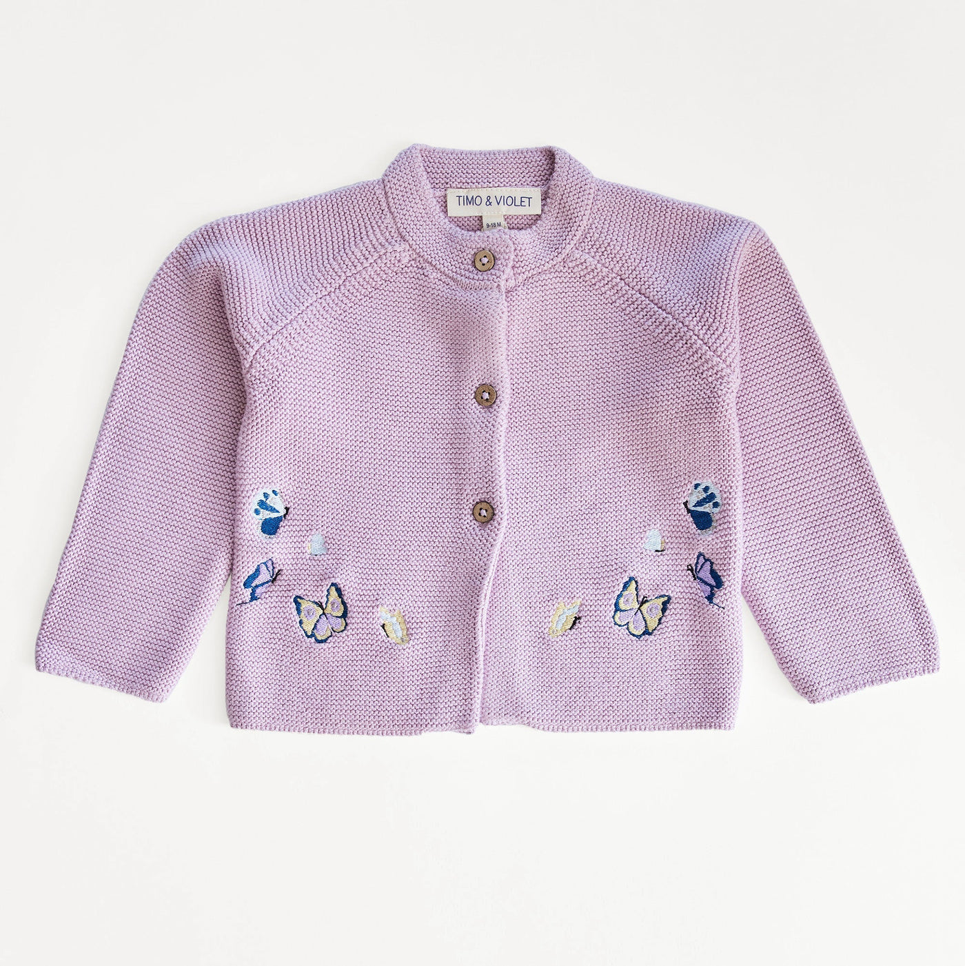 Embroidered Butterfly Knit Cardigan