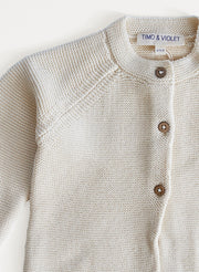 Ivory Knit Cardigan