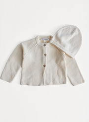 Ivory Knit Cardigan