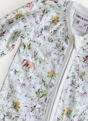 Baby Organic Cotton Zippered One-Piece