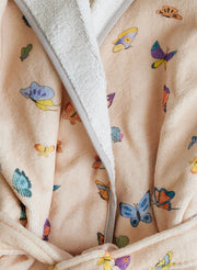 Children's Organic Cotton Printed Bathrobe