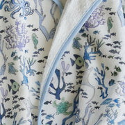 Coral Reef Robe and Hooded Towel Bath-Time Gift Set