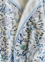 Children's Organic Cotton Printed Bathrobe