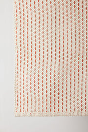 Terracotta Luxe Hand-Loomed Cotton Twill Mat