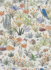 Foxy Forest Burp Cloth