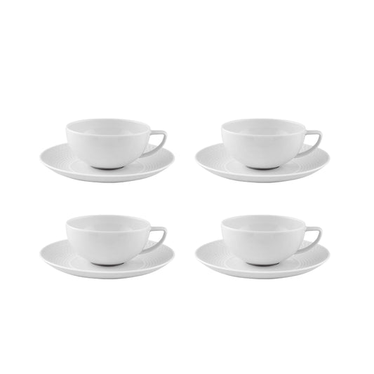 Bicos Va - Tea cup and saucer, set of 4 (21146333)