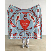 Ceremony Cotton Knit Throw Blanket