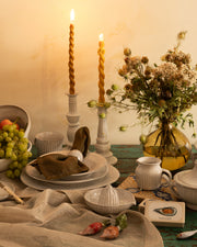 Collepino Twisted Beeswax Candles