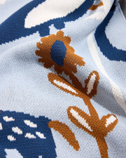 Ceremony Cotton Knit Throw Blanket