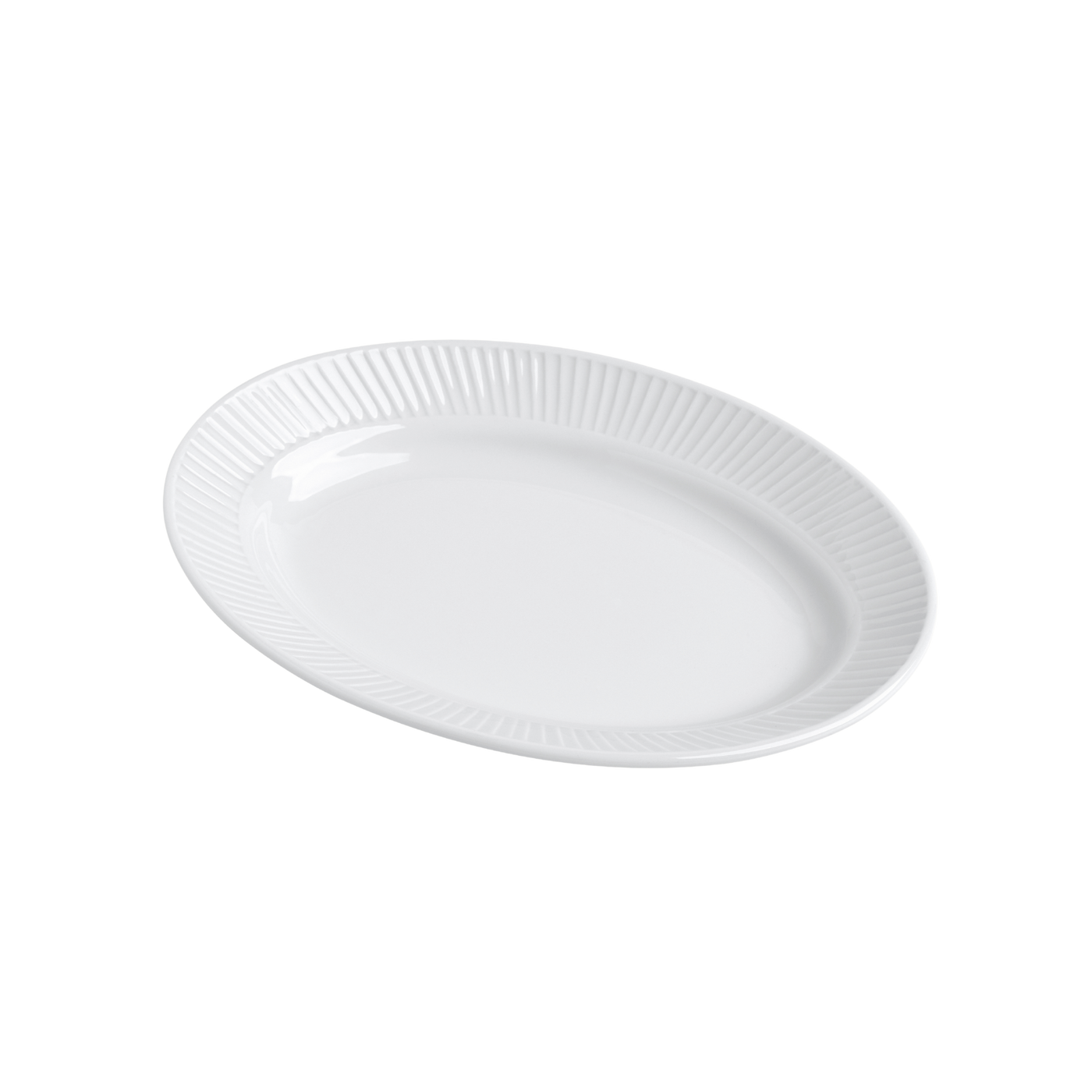 Plisse Oval Serving Platters