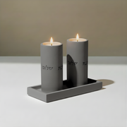 Elegant Concrete Tray with Refined Minimalist Look – Nest Series