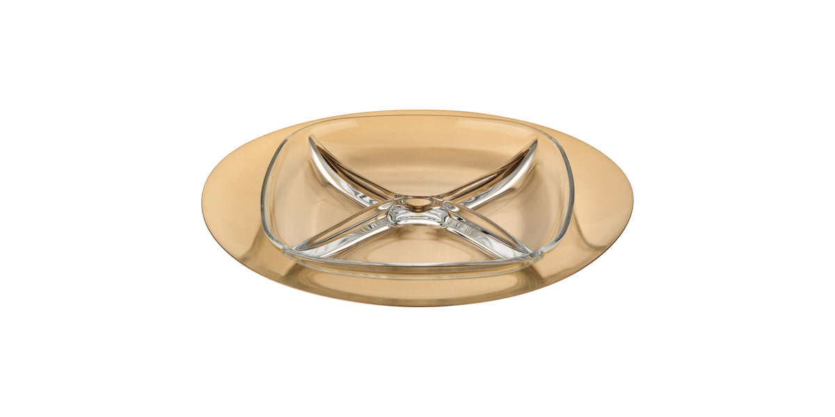 Due Ice Oro Square Hors d'Oeuvre Tray