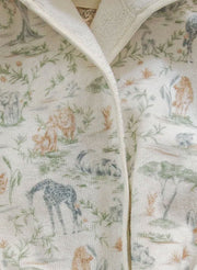 Children's Organic Cotton Printed Bathrobe