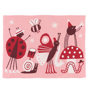 Bug Band Knit Mini Blanket