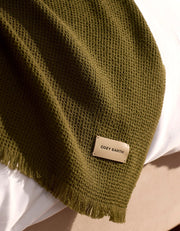 Alpaca Waffle Throw