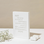 Concrete Shabbat Candle Set & Blessing – Pure Line Series