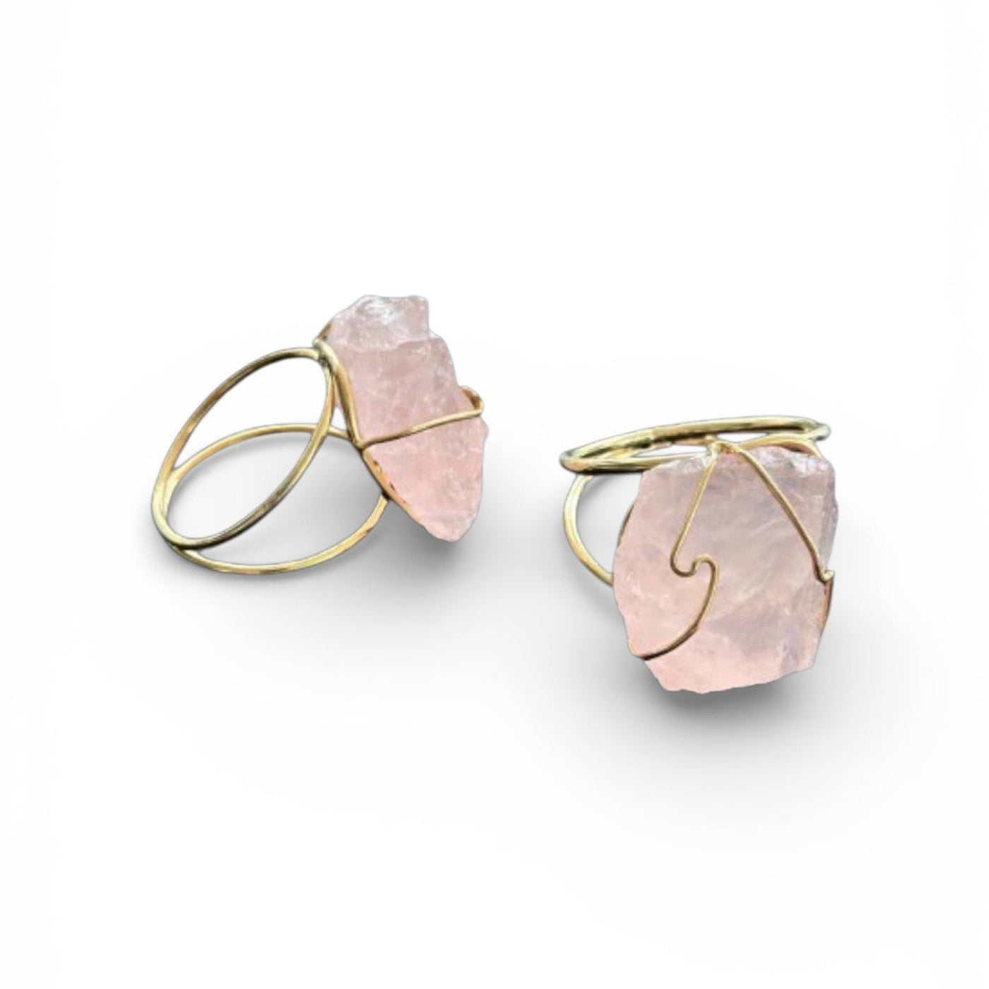 Rose Quartz Napkin Ring (Set of 2)