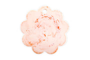Scallop Resin Cheese Charcuterie Board, Pink - 9 Inches
