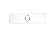Hand Embroidered Heirloom Petals Table Runner 16.5" '67"