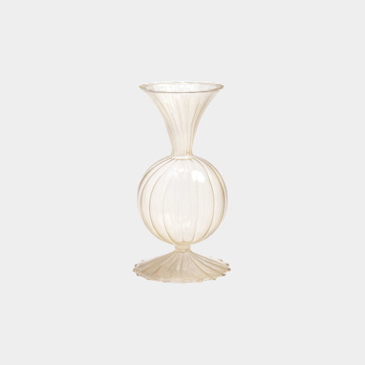 Treviso Piccola Glass Vase - Yellow Cloud - 6.5 in