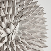 Porcupine African Textured Woven Wall Art in Black, White or Natural