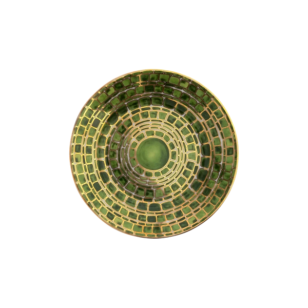 Bread Plate Jade Green