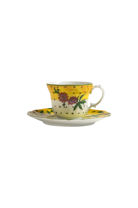 Espresso Cup and Saucer Flor de Maracuja