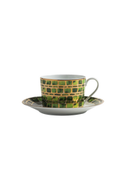Tea Cup and Saucer Jade Green (set of 4)