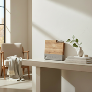 Butcher for Shabbat designed from natural concrete and a knife – Board & Blade series
