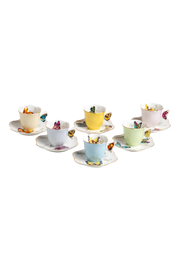 Espresso Cup and Saucer Borboleta (6)