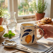 Lemon Coffee Mug- Yellow ,  3.5 X 3 Inches (set of 2)