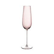 Round Up Dusty Rose Set of 2 Sparkling wine glasses