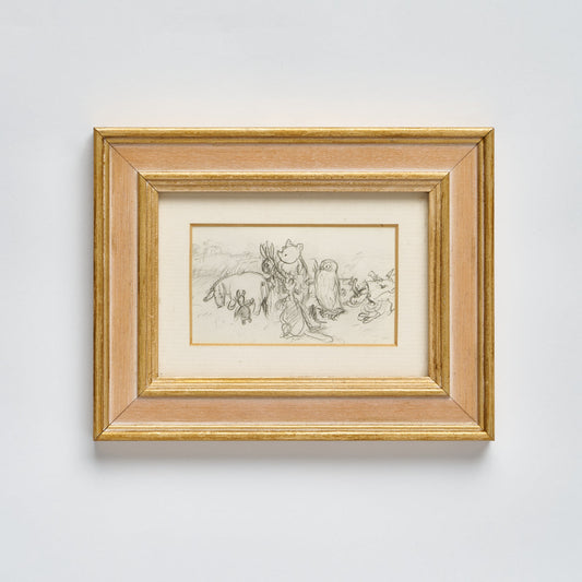 Winne the Pooh and Friends - Framed Print