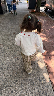 Anita Blouse in Heart Lace