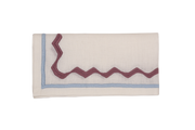 Embroidered Ripple Stitch Napkins 18" x 18" (Set of 4)
